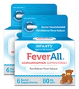Verscheidene Infant Acetaminofen Suptinitories 6 Rectal Suptinitories 80mg Elke pijn Reliver / Fever Reducer. Paraben Gratis, Geen kunstmatige kleuren of andere conserveringsmiddelen. Zes-36 maanden. Waarde 3 Pack.