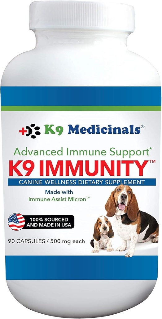 K9Medicijnen K9 Immuniteitscapsules - 90 Tellen, Wit (IMS-CAP-90)