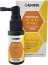 Spray de gorge de propolis UNIBEE (Total Flavonoïdes 154mg) - Soulagement de gorge, promotion de la santé buccodentaire, soutien immunitaire naturel, propolis sans alcool et soluble dans l'eau