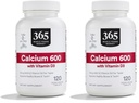 365 by Whole Foods Market Calcium with Vitamine D3 Tablets, 120 Count (pack of 2)