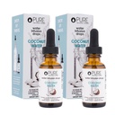 Pure Inventions - Kokoswater Infusiedruppels - Drink & Water Enhancer - Met Elektrolyten - Geen Suikers, Calorieën of Kunstmatige Zoetstoffen - 30 porties - 1oz - Pack of 2