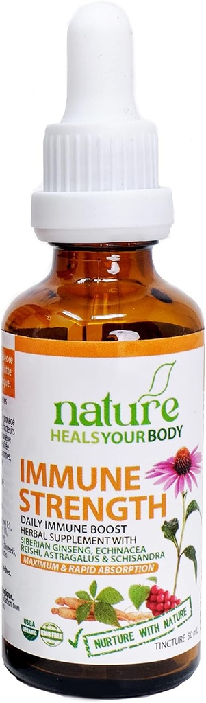 Immuun Kracht Herbal Tinctuur Natuurlijke Dagelijkse Immuniteit Booster - Siberische Ginseng 