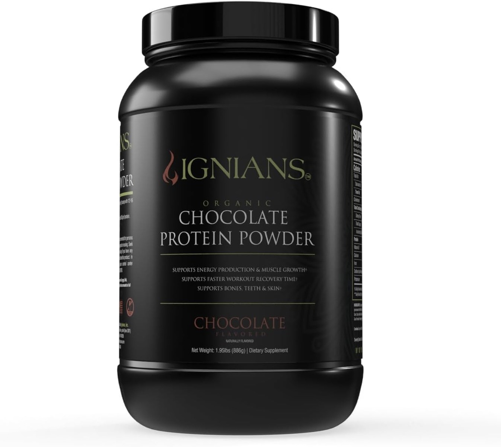 Poudre de protéines à base de plantes organiques (Pea Blend)26.5 g Protéines < 5g Carbs (Vegan Friendly)Sans lactose pour les hommes et les femmes (Smoothies, & Baking)Chocolate