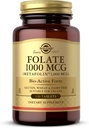 Solgar Folate 1000 mcg - 120 tabletten - 1000 mcg Bio-Active Metafolin - Vegan, Glutenvrij, Zuivelvrij, Kosjer - 120 porties