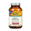 Flore - Mélange probiotique pour adulte, six souches spécifiques pour adulte, sans gluten, probiotique brut avec 17 milliards de cellules, 120 capsules végétariennes