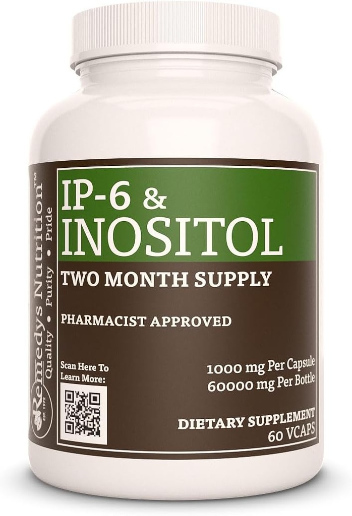 Remedy's voeding IP6 (hexafosfaat) met Inositol, Calcium & Magnesium 