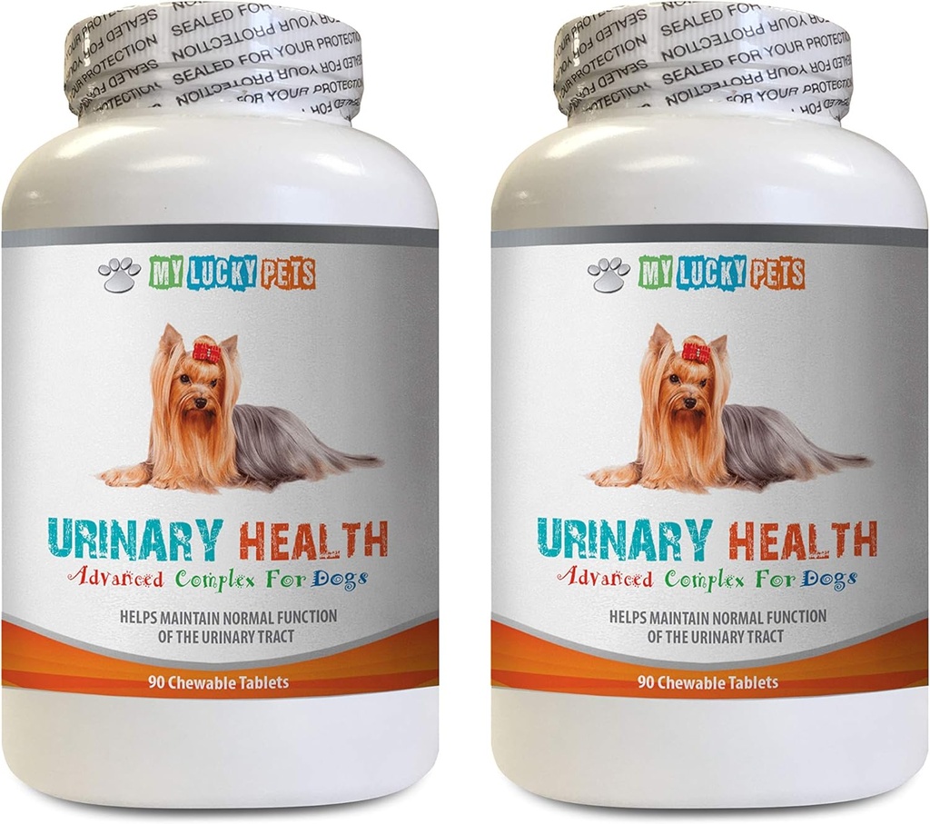 Hondenblaas Ondersteuning - Hond Urinaire Gezondheid Formule - Helpt met Incontinentie en Blaasproblemen - Immune Boost - Honden Cranberry Supplement kauw - 2 flessen (180 Treats)