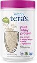 poudre de protéines pures de tera - Poudre de protéines de lactosérum, propre et naturelle, non aromatisée, non-OGM, casher, non sucrée - 12 Oz.