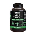 Ingrédients originaux purs Thistle de lait (365 Capsules) Pas de magnésium ou de farine de riz, toujours pur, vérifié en laboratoire