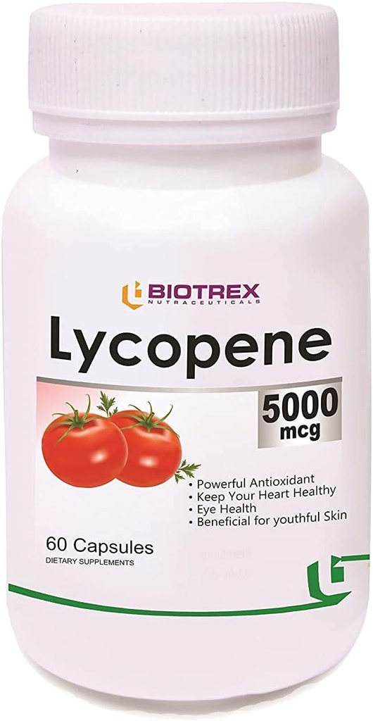Panihari Biotrex Nutraceuticals Lycopeen met Multivitaminen -5000 Mcg (60 Capsules)