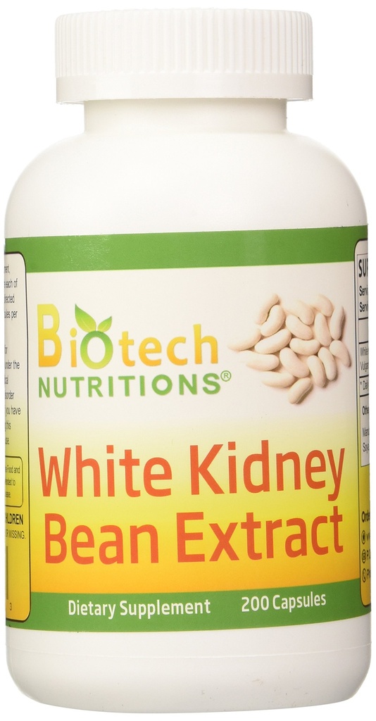 Witte nier Bean Extract, 200 telling