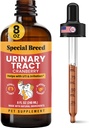 8 Ounce urinetrek infectie behandeling voor katten en honden - afgestudeerde druppel (1/4 ML stappen tot 1 ML) Cranberry UTI supplement, nier en blaas ondersteuning, 8 oz