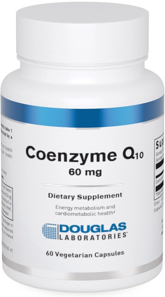 Douglas Laboratories Coenzyme Q-10 60mg Antioxidant and Energy Support 60 Capsules