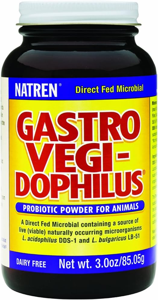 Natren Gastro Vegi-Dophilus Intestinal Health and Digestie Melkvrij Probiotisch poeder voor dieren, 3,0oz