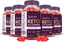 Justified Laboratories (5 Pack Proton Protein Keto ACV Gummies Advanced Formula 1000MG Proton Boost Geformuleerd met Granaatappel Beet Juice Powder B12 Vegan Non GMO 300 Gummys