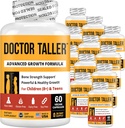 NuBest Doctor Taller - Formule de croissance en hauteur - Soutient la croissance en hauteur et l'immunité - Keto avec du calcium, vitamine D3, vitamine K2, acides aminés et herbes pour les enfants (8+) - 12 packs