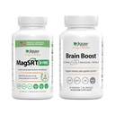 MagSRT (sans B), 240 comprimés et booster le cerveau, 90 capsules
