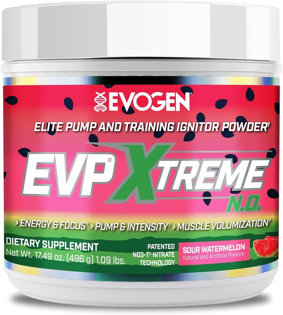 Evogen EVP Xtreme NO - Pre Workout Powder for Men & Women 