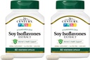 21e eeuw Soja Isoflavones Veg Capsules, 60Count (verpakking 2)