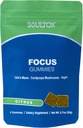 Soultox Focus Lion's Mane Gummies - Citrus Smaak - Vegan Formulatie met biologische Leeuwen Mane en Cordyceps - Verbeter Geheugen, Focus en Energie - Citrus Smaak - Single Pack