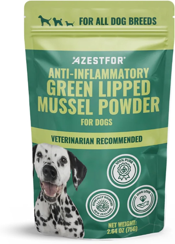 Asestfor Anti-Inflammatory Green Lipped Mussel voor Honden Poeder