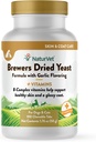 NaturVet Brewers Gedroogde Gist Formule met Knoflook smaakstoffen Plus Vitaminen voor honden en katten, Kauwtabletten, Made in The USA with Globally Source Ingredients 100 Tellen