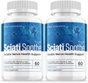 (2 Pack) Sciatisoothe Supplément pour Sciatica, Sciati Soothe Nerve Health, Sciatisoothe Capsules Vitamines, Sciatisoothe Advanced Global Wellness Support Maximum Strength Formula USA (120 Capsules)