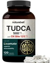TUDCA 500mg met OX Bile 125mg Per Serving, 120 Capsules 