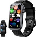 Smart Watch, 1,47" HD Smartwatch voor mannen Vrouwen met 24 Sportmodi, IP68 Waterproof Fitness Tracker met 24/7 hartslag/slaap/SpO2 Monitor, Step Tracker, Pedometer, Activity Tracker voor Android iOS