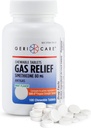 GeriCare Simethicone Kauwbare gas-reliëf tabletten 80mg Snelle relief voor gas, opgeblazen, oncomfortabel 