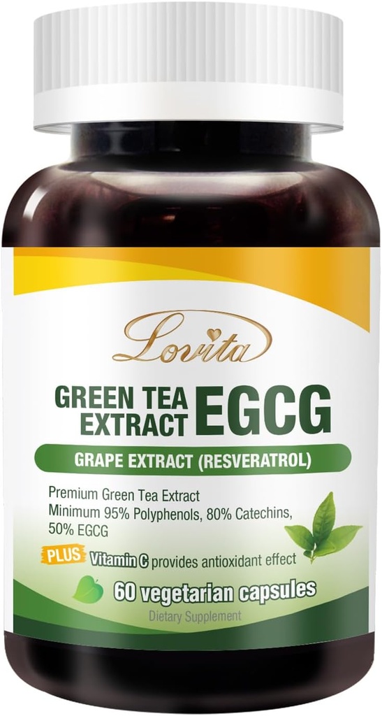 Lovita Green Tea Extract 1000mg (120 Aantal)