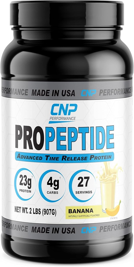 CNP ProPeptide, Professional Grade Protein Powder, Advanced Nutrition Supplement (Banana, 2 Pond)