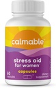 Stress Relief Aid for Women - Vegan - GABA, 5-HTP, Ashwagandha - Vitamine Dieetsupplement - 60 capsules
