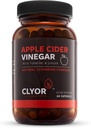 CLYOR Apple Cider Vinegar Pillen Detox, & Cleanse with Turmeric & Gember Gezonde spijsvertering, Professionele sterkte Biologische 60 500mg ACV Vegan, Kosher Made in The USA