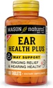 MASON NATUURLIJKE Ear Health Plus met B vitamines, 50 dagen levering, Ondersteunt Normale Oorgezondheid en Ringing