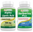 Best Naturals Alpha Lipoïne Acid 300 mg & Berberine Plus 1000 mg