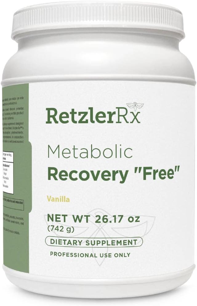 HormoneSynergy Metabole Recovery Formula - Optimale Gastro-intestinale, Hepatische en Intestinale GHI Ondersteuning - Suiker en Stevia Gratis Vanille