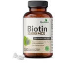 Futurebiotics Biotin 10.000 MCG High Potency Tablets ondersteunt gezond haar, huid en nagels en energieproductie, niet-GMO, 180 Vegetarische tabletten