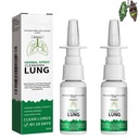 Nouvelle mise à jour Bio Herbal Lung Cleanse Repair Spray, Onnature Herbal Cleansing Lung,Lung Cleansing Spray Support pour désintoxication pulmonaire pour les fumeurs(2PCS)