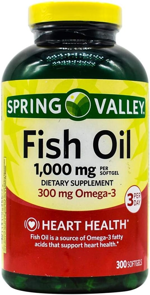 Spring Valley - Visolie 1000 mg, 300 Softgels