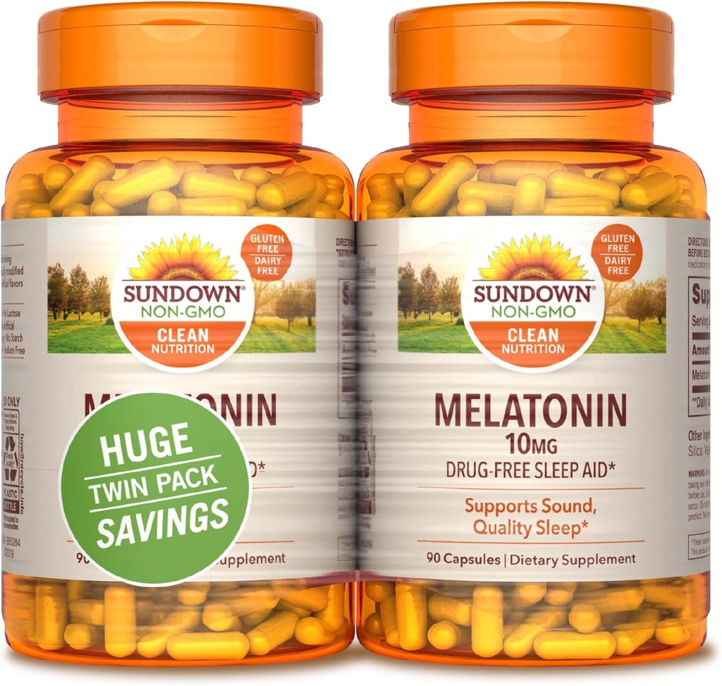 Sundown Melatonine, 90 Telling (pakket van 2)