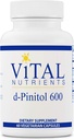 Vitale voedingsstoffen - D-Pinitol - Voor onderhoud en ondersteuning van ovariële gezondheid - 60 Vegetarische capsules per fles - 600 mg