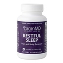 Dr. Amen brainMD Rustige slaap - 60 capsules - Bevordert ontspanning & kalmering, Bevat Melatonine, Valeriaan, GABA & Magnesium, Non-Habit Forming - Glutenvrije - 15 porties