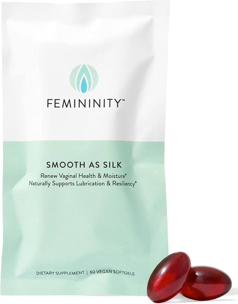 Feminity Smooth as Silk 30-Day Refill for Vaginal Dryness (60 Softgels)