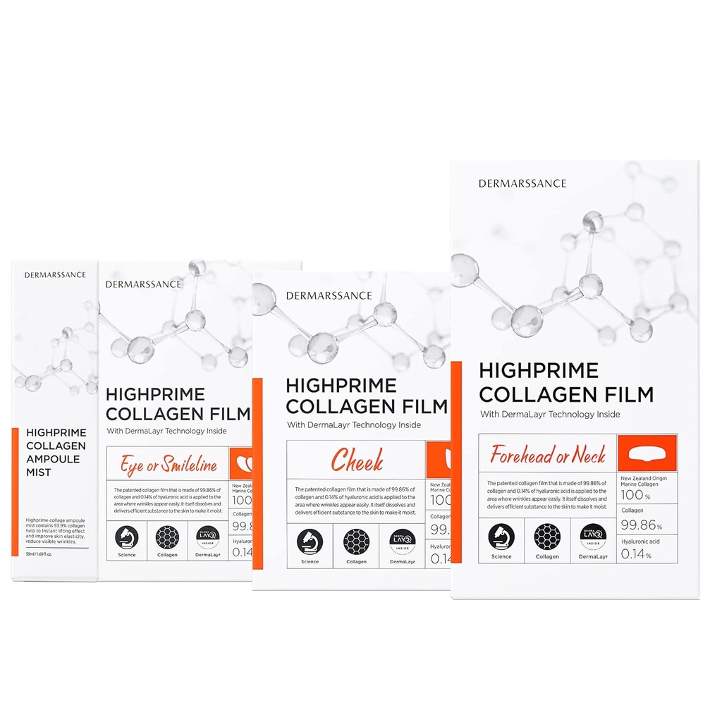 Highprime Collageen Film & Mist Kit - Volledige set voor 5 sessies
