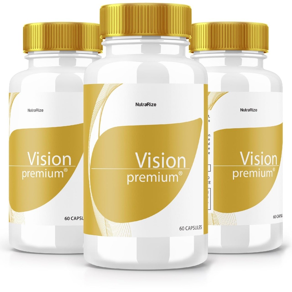(3 Pack) Vision Premium, Premium Eye Support Supplement, Vision Premium om concentratie en focus te verbeteren, Vision Premium All-Natural Pillen voor gezonde ogen, VisionPremium Reviews (180 Capsules)