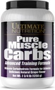 Ultimate Nutrition Pure Muscle Carbs - Complex Carbohydraat Powder for Sustained Energy - No Fat, No Cholesterol -Calorie for Muscle Gainers and Athletes, Grape, 2,75 Pounds