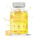 HMB en Leucine Gummies, met 3000mg HMB en L-Leucine supplement voor spierherstel, spiermassa & verbetering van endurance, voor mannen & vrouwen, niet GGO, Vegan,Gluten Free, Citroen smaak, 120 Gummies