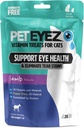PetEyez vitamine Treats voor katten - Tear Stain Remover - Eye Health Support - Vermindert jeuken & Allergieën - Lam smaak - 1oz