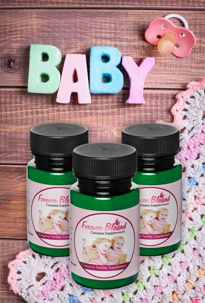 Racine de manioc (3 mois) - Supplément de fertilité pour jumeaux - Vitamine pour une grossesse naturelle